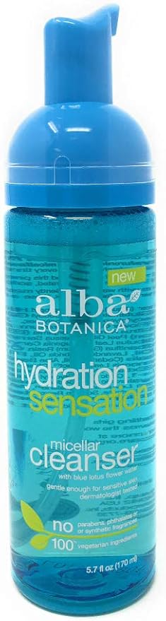alba botanica cleanser micellar hydration sensation