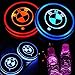 OSIRCAT LED Car Cup Holder Lights for BMW,Car Logo Coaster with 7 Colors Changing USB Charging Mat,Luminescent Cup Pad Interior Atmosphere Lamp Decoration Light 2PCS