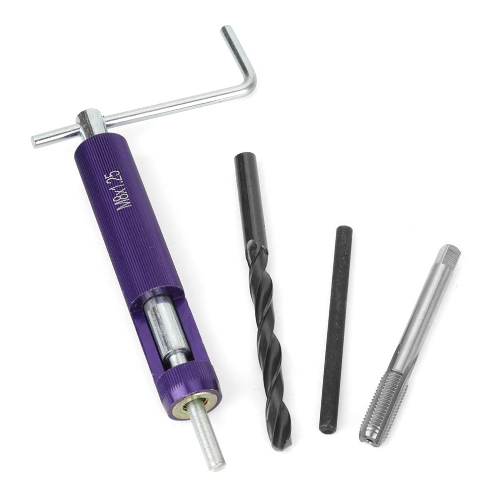 Threaded Insert, 50pcs Stainless Steel Coiled Wire Helical Screw Thread Inserts M8 x 2D Rivets Thread Repair Insert: Industrial & Scientific