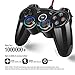 USB Wired PC Game Controller Dual Shock Joystick Gamepad for PC Windows(Windows XP/7/8/10) & Android Smartphone/Tablet/TV-BOX & PS3thumb 2