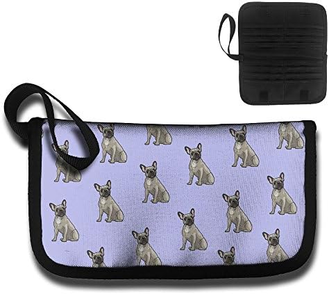 Frenchie Pattern Wallet Credit Card Holder Protector ID Card Window Credit Card Wallet