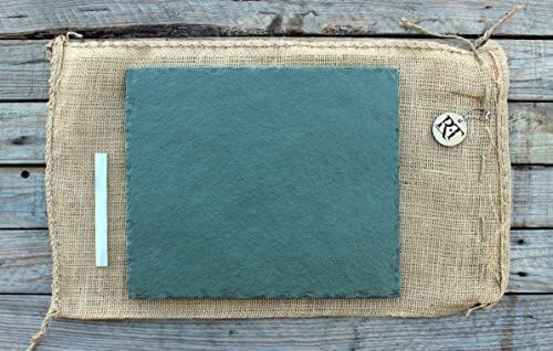 10" x 12" - Green Slate Cheese Board Appetizer Serving Plate - Cheese Plate