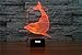 LovoIn Dancing Dolphin 3D LED Illusion Night Light Table Desk Room Lamp, 7 Colors Changing, Touch Switch USB Charging, Gift for Kids Family Friends and Home Decoration Light