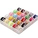 YCHY Sewing Kit Bobbins and Sewing Thread with Case and Soft Measuring Tape for Brother Singer Babylock Janome Kenmore (Assorted Colors)