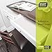 Smart Design Adhesive Shelf Liner - 18 in x 20 ft Roll - Easy Cut, Peel, and Self Stick Decorative Vinyl Film - Cabinet, Drawer, Countertop, Table, Dresser Contact Cover, Paper - Kitchen - White