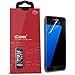 iCarez [Full Coverage] Screen Protector for Samsung Galaxy S7 Edge HD Clear Anti Shock [3-Pack] Retail Packaging