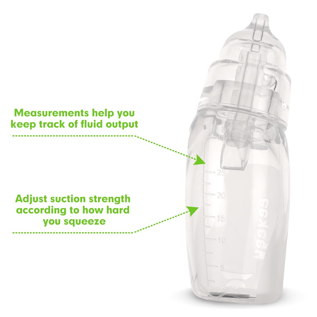 haakaa Silicone Baby Nasal Aspirator| Safe Baby Nose Cleaner| Easy-Squeeze Nose & Ear Bulb Syringe with Brush|0m+ Newborn Toddler -Transparent, Penguin