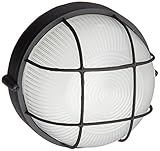 Trans Globe Lighting 41505 BK Outdoor Aria 8" Bulkhead, Black (Tools &amp; Home Improvement)