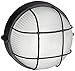 Trans Globe Lighting TG41505 BK Transitional One Bulkhead Outdoor-Post-Lights, 8-Inch, Black