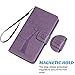 Galaxy S9 Plus Case, Galaxy S9+ Case, Premium PU Leather Wallet Purse Owl Tree Embossed Pattern TPU Inner Wrist Strap Credit Card Holders Flip Folio Stand Cover for Samsung Galaxy S9 Plus, Purple