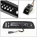 Auto Dynasty Rear High Mount Black Housing LED 3rd Third Tail Brake Light Stop Lamp Compatible with Toyota Tacoma 95-15, 16+ for Access Cab Only