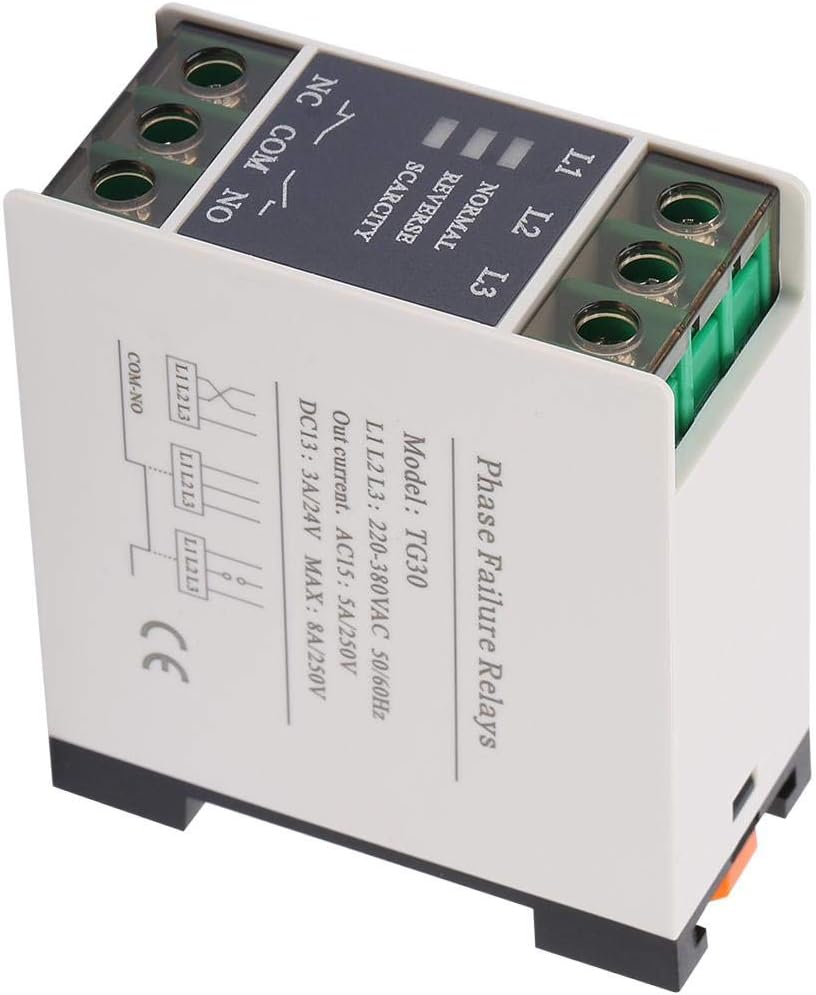 Phase Failure Loss Protection 220380VAC Rated Current 5A for