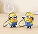 Despicable Me Minion Toy Rubber KeyChain figure 2pcs