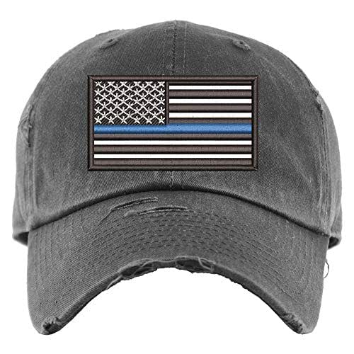 Distressed Baseball Cap OR Ponytail Hat 