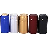 Tastebar PVC Heat Shrink Capsules with Tear Tab for Wine Bottles,Shrink Wrap Wine Bottle Tops,Suitable for Professional And H