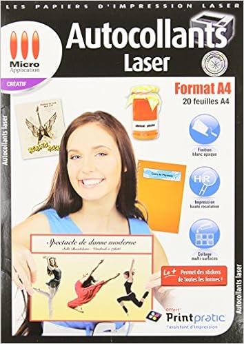 Amazon Fr Micro Application Papier Creatif Laser Autocollant Photo Livres