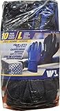 Wells lamont Foam Latex Work Gloves, 10 Count