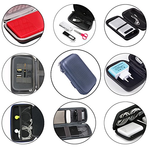 Rancco 2.5" HDD Case Travel Protective Storager for Seagate Backup Plus Slim 1T/2T, Seagate Expansion 1T/2T, Seagate Game Drive 2T, WD Elements 1T, My Passport 1T, Toshiba Canvio Advance Basics 1T/2T