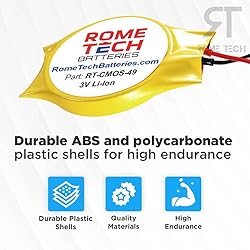 Rome Tech CR 2032 CMOS BIOS Battery for DELL Vostro