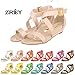 ZriEy women's Classic Ultra Comfort Sexy Low Heel Sandals