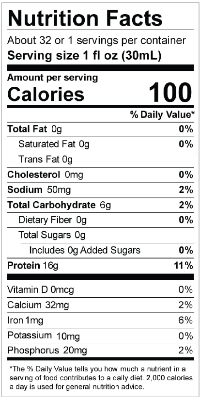 LiquaCel Concentrated Liquid Protein Packets Variety Packs (25 Packets X 30ML)