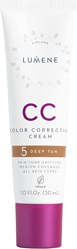 Lumene CC Cream Color Correcting Cream Foundation Medium SPF 20 Deep Tan 30 ml