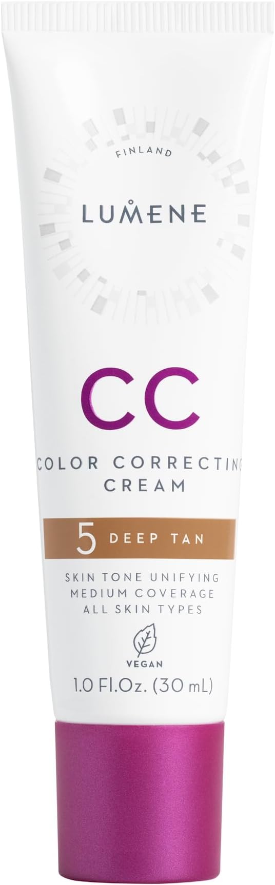 Lumene CC Cream Color Correcting Cream Foundation Medium SPF 20 Deep Tan 30 ml