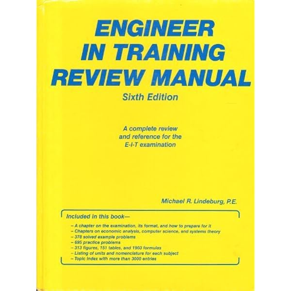 Amazon.com: Engineer-In-Training Reference Manual
