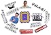 100 pcs Friends tv Show Themed Creative DIY Stickers Funny Decorative Cartoon for Cartoon PC Luggage Computer Notebook Phone Home Wall Garden Window Snowboard