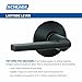 Schlage F40 LAT 716 Latitude Door Lever, Bed & Bath Privacy Lock, Aged Bronze