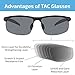 JETPAL Sports Style Men’s Polarized Sunglasses Driver Glasses