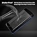 [Super smooth for APP winner & 3D Curve Fit] Tateguard Iphone 7 plus tempered glass screen protector [Matte surface and full bending coverage][Black tooling]