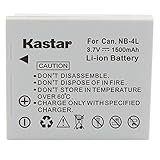 Case Logic Canon NB-4L Replacement High Capacity Li-Ion Battery For Powershot SD200 SD300 SD400 SD450 Digital IXUS 30 40 50 IXUS 60 65