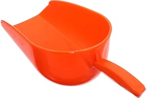 JOINPAYA Thickened Large Livestock Feed Scoop Plastic Grain Shovel Ergonomic Handle Lightweight Portable