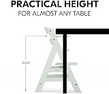 hauck Alpha+ Wooden High Chair Beechwood, 6 Months to Adult, 5-Point Harness view 7