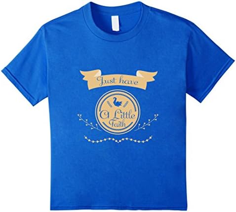 Kids Prison: Just have a little faith T-shirt 4 Royal Blue