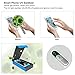 Smart Phone UV Sanitizer Portable UV Light Cell Phone Sterilizer Cleaner Aromatherapy Function Disinfector with USB Charging for iPhone Android Smart Phone Toothbrush Jewelry Watches-Blue