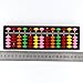 Portable Plastic Abacus Arithmetic Soroban Calculating Tool, 13 Rods with Colorful Beads, Great Educational Tool for Kids