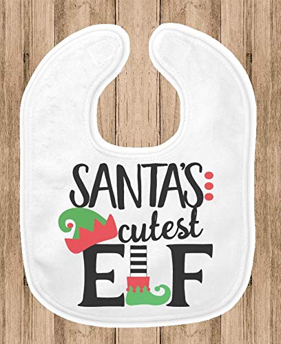 Amazon.com: Christmas Baby Bib - Santa 
