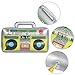 meekoo 5 Pcs Inflatable Boombox Inflatable Radio Boombox 80s 90s Party Decorations 16.5 Inches for Rappers Hip Hop Theme Costume Disco Retro Theme Party Decorations Supplies