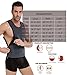NINGMI Neoprene Slimming Vest Sweat Sauna Suits Gym Mens Weight Loss Shapewear,Gray black,X-Large