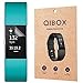 Fitbit Charge 2 Screen Protector (6-Pack) - QIBOX Premium Clear Shatterproof Screen Protector for Fitbit Charge 2 Wristband, Anti-Fingerprint & Anti-Scratch Film Cover