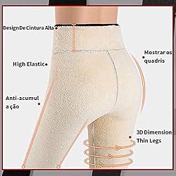 2Pcs Warm Leggings for Women Winter, Sherpa