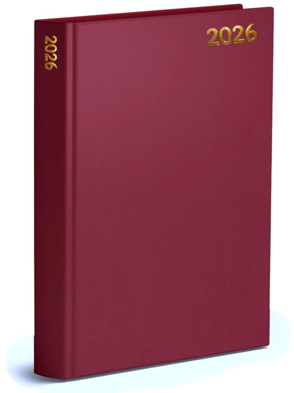 Orbitron 2026 Diary A4 A5 A6 Week To View And Day A Page Dated From January 2026 To December 2026 Hardback Full Year Diary (Saturday Sunday Share Page) (A4 Week To View, Red)