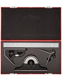 Starrett C435 12 4R, juego de combinación de cabezales de hierro fundido y cuchilla de cromo satinado, 12 pulgadas 4R Grad