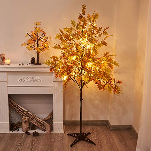 Vanthylit Prelit 6FT Maple Tree with 144LED Warm White Artificial Tree