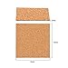 Xyyrys 40 Pack Self-Adhesive Cork Coaster Squares Cork Mats Backing Sheets - 4