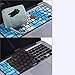 HDE Ultra Thin Silicone Rubber Keyboard Skin Cover for Macbook Pro Non Retina 13/15/17 (Blue Camo)