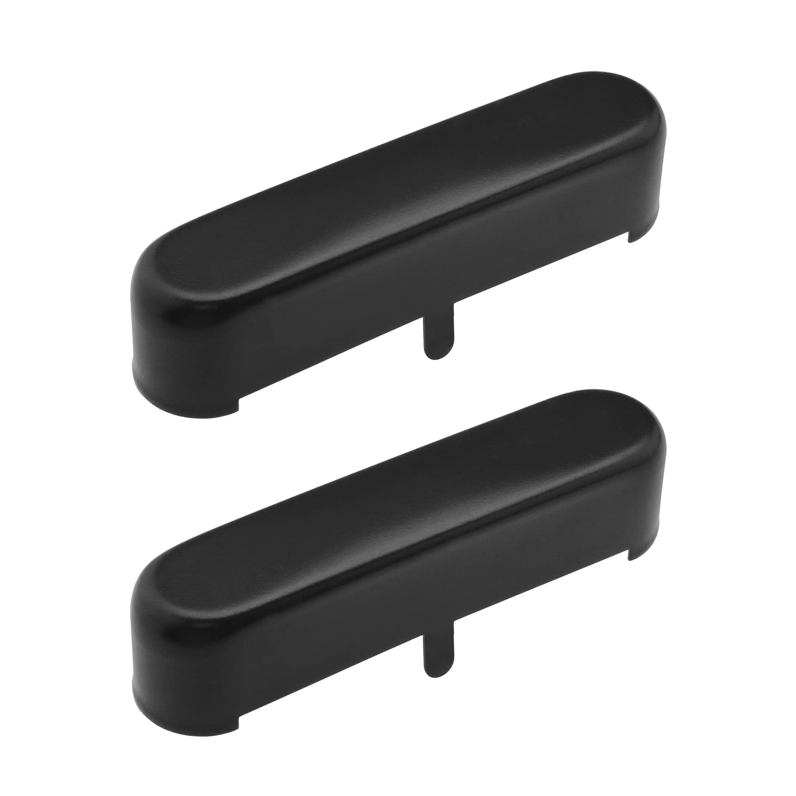 Create idea 2PCS Guitar Neck Pickup Cover Compatible with TL Tele Telecaster Style Electric Guitar Replacement Accessories Metal Black