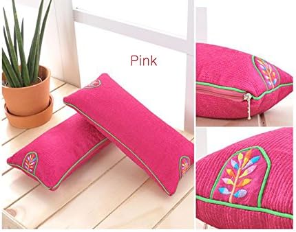 Retinispora and Buckwheat Pillow , 8 Colors(golden yellow, Water melon, Pink, Purple, Red, Light green, Date, Blue), Korean Pillow (Pink)